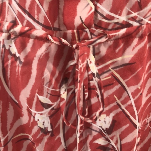 All Saints Alise Kazuno Floral Print Drawstring Dress 8 - Picture 2 of 13